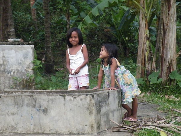 Other children in a nearby village