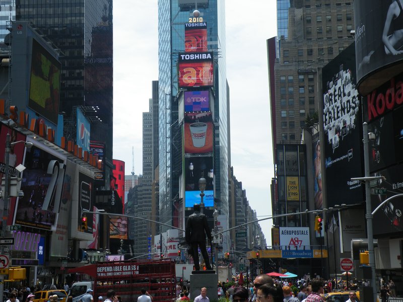 Times Square atmosphere