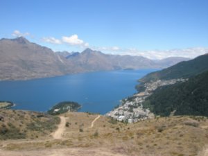From the top of Queenstown Hill