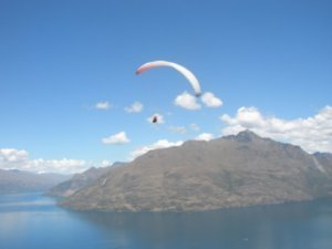 Soaring over Lake Wakatipu