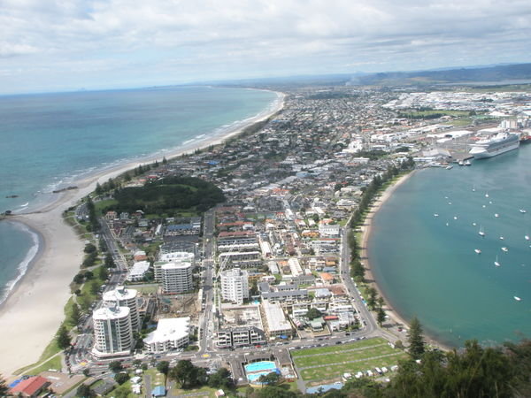 The town of Mt. Maunganui