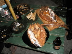 Our seafood feast