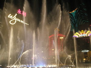 Water show at the Wynn...