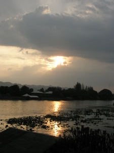 Sunset over the River Kwai...