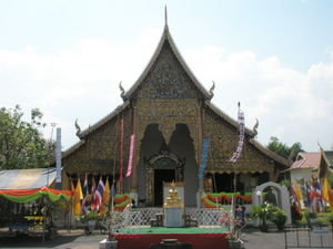 A Buddhist Temple in Chiang Mai...