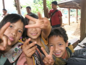 Thai village kids...