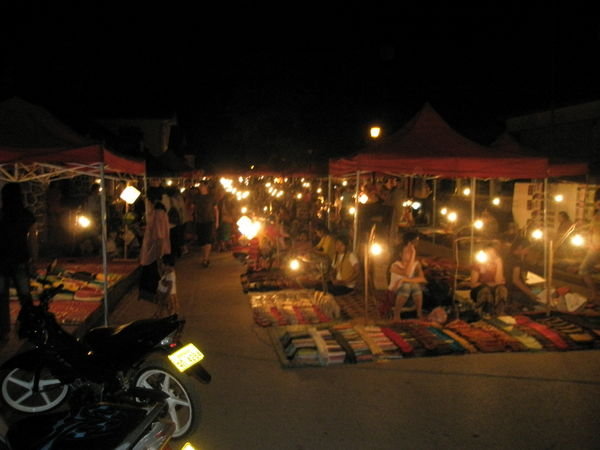 The Luang Prabang Night Market...