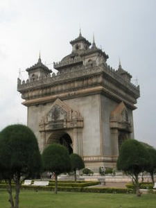 The Lao version of the Arc de Triomphe