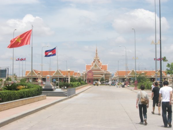 Entering the Kingdom of Cambodia...