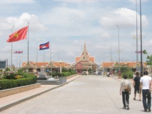 Entering the Kingdom of Cambodia...