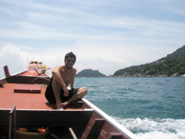 Cap'n Federico, living the life off Koh Tao