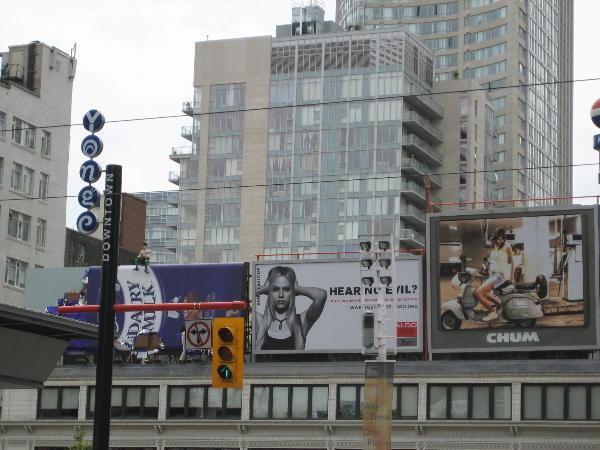 Billboards on Yonge
