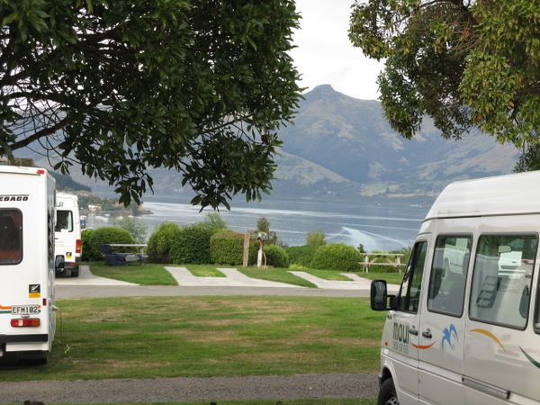 View from Akaroa Campsite