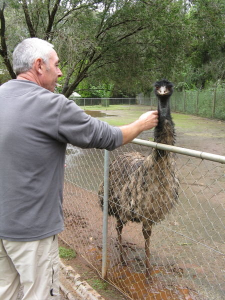 Roy Hudd and Emu