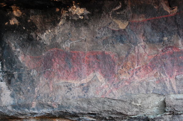 Ancient Rock art in the Draksenbergs