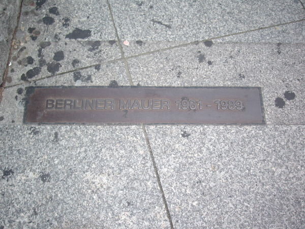 Berlin Wall Line