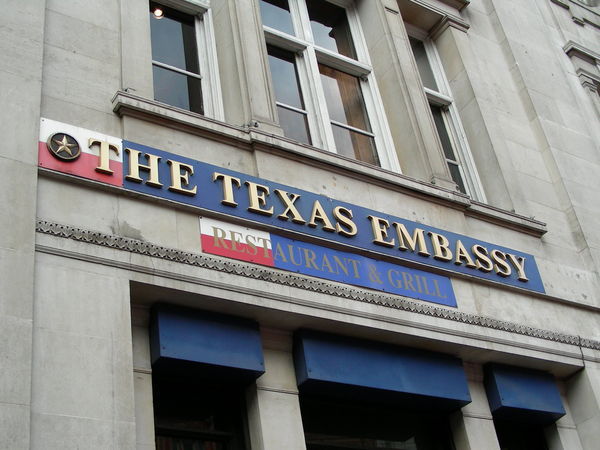 Texas Embassy in London???