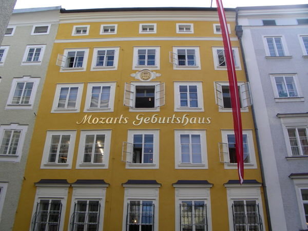 Mozarts birth house