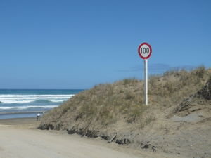 Beach speed restrictions