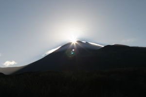 Sunrise over Mt. Ngauruhoe
