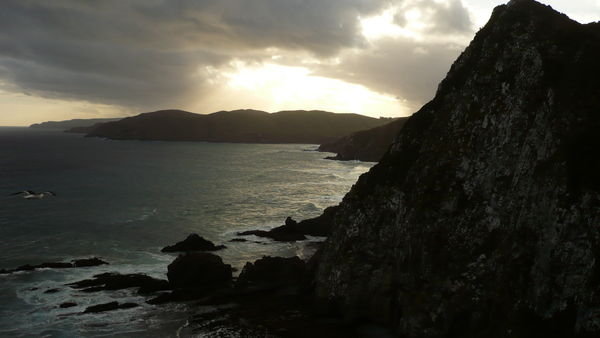 Sunset over Nugget Point
