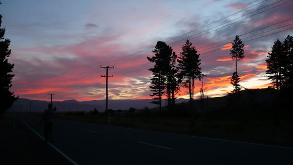 Rich Sunset in Mackenzie Basin