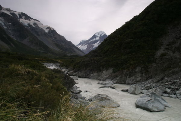 Mount Cook in our sights.....