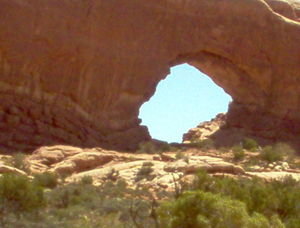 Our first Arch at Arches National Park