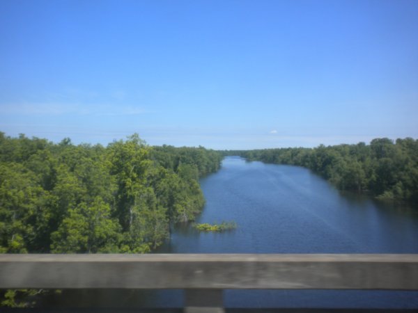 Crossing the Atchafalaya Basin in Louisiana