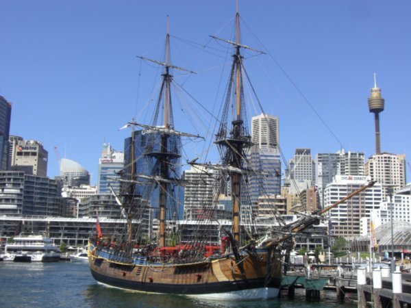 Segelschiff von James Cook