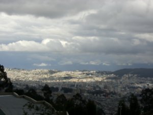 Blick auf Quito die zweite