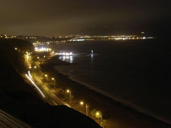 Miraflores (Lima) by night