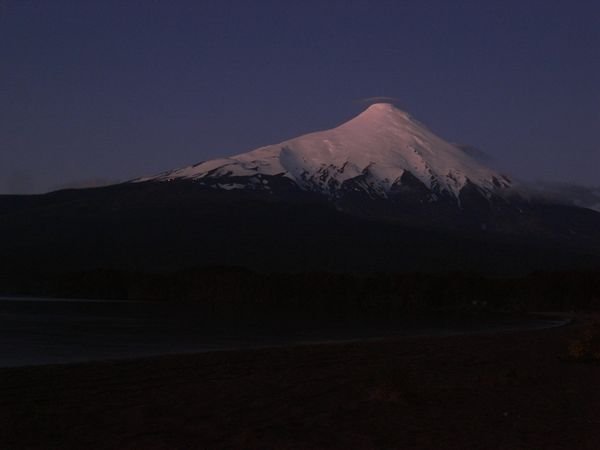 Osorno volcano at sundown...