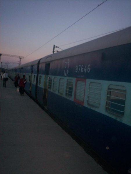 Train at Agra Station