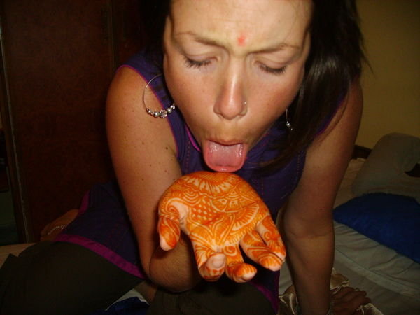 We've been tangoed (ginger henna)