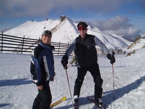 Skiing Coronet Peak...
