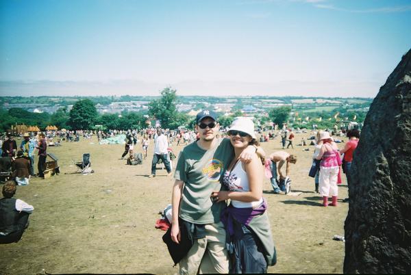 At the Stone Circle, overlooking the festival site