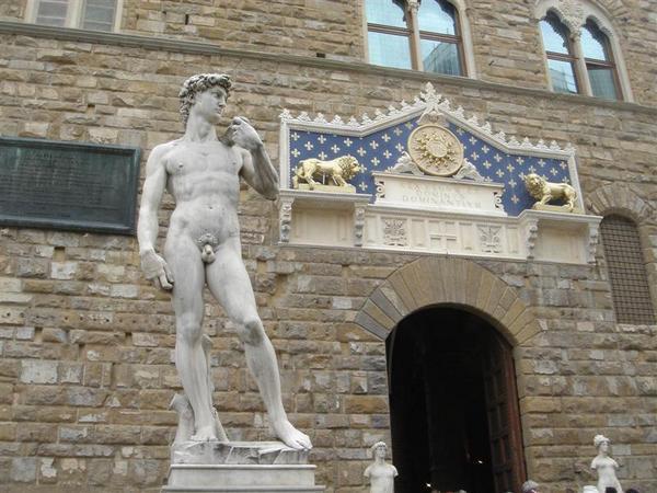Uffizi David, didn't get to go to this museum but the REAL David was amazing!
