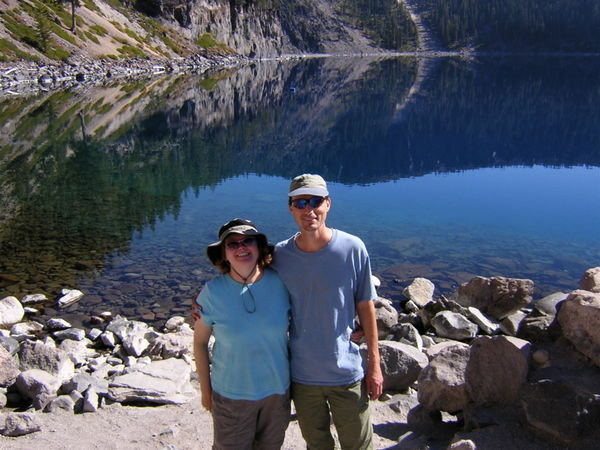 Hiked down to Crater Lake