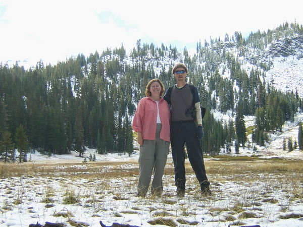 Jim and Susan at Paradise Meadows
