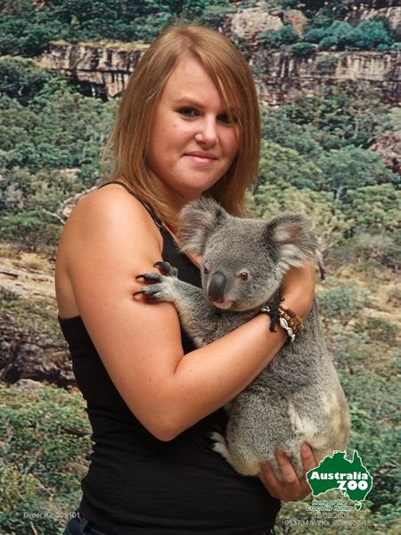 Kim and a Koala