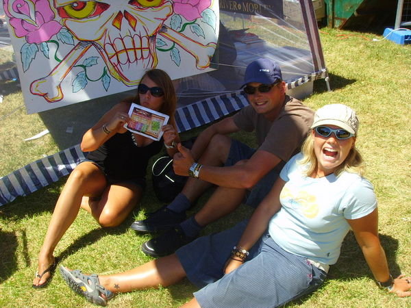 finding shade at soundwave...