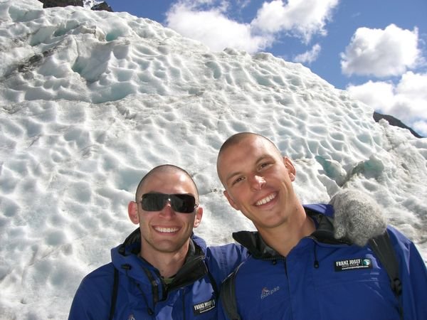 Hazh and Mark on the Glacier