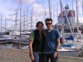 Us at the marina area