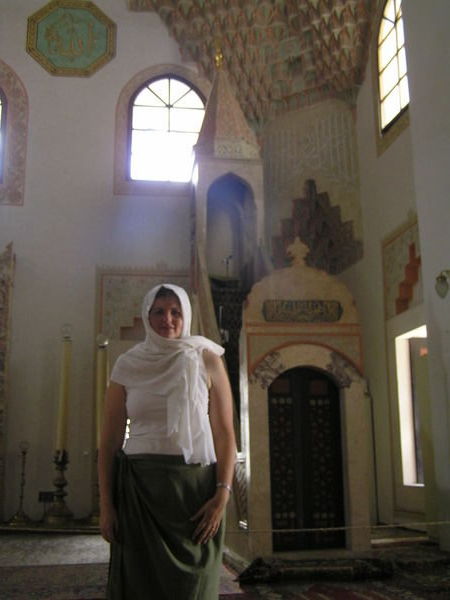 Kerrie at the Mosque
