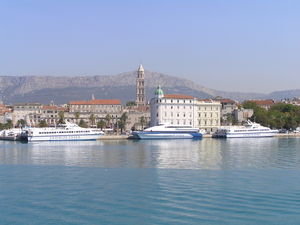 View of Split from harbour