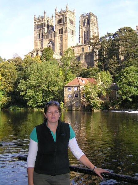 Kerrie at Durham Cathedral