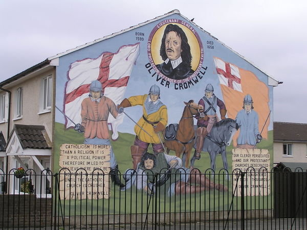 Protestant mural in Belfast