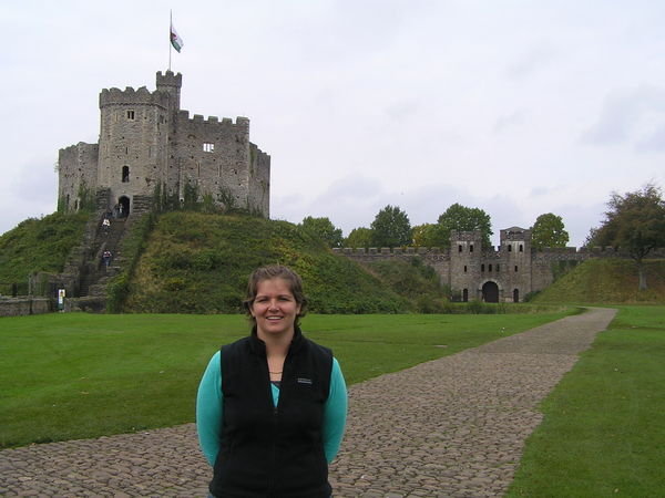 Kerrie at Cardiff Castle Keep