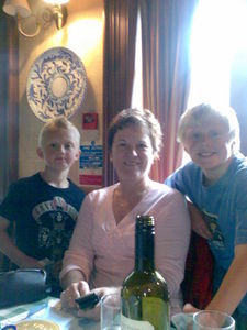 Jake and Zak with their Great Aunt